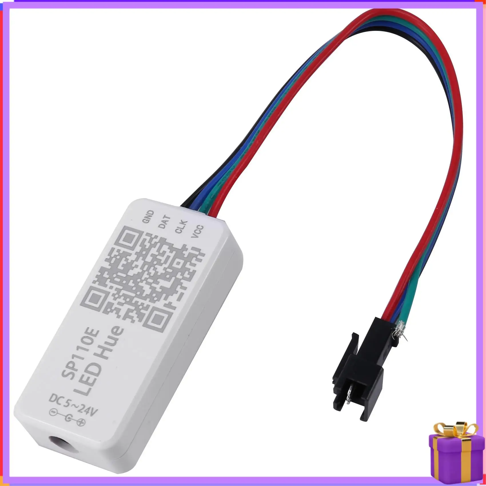 Advanced WS2812B SK6812RGB SK6812RGBW Bluetooth SP110E Mini Controller, Support ALL LED Strip/Module Light/Panel/String, IOS/And