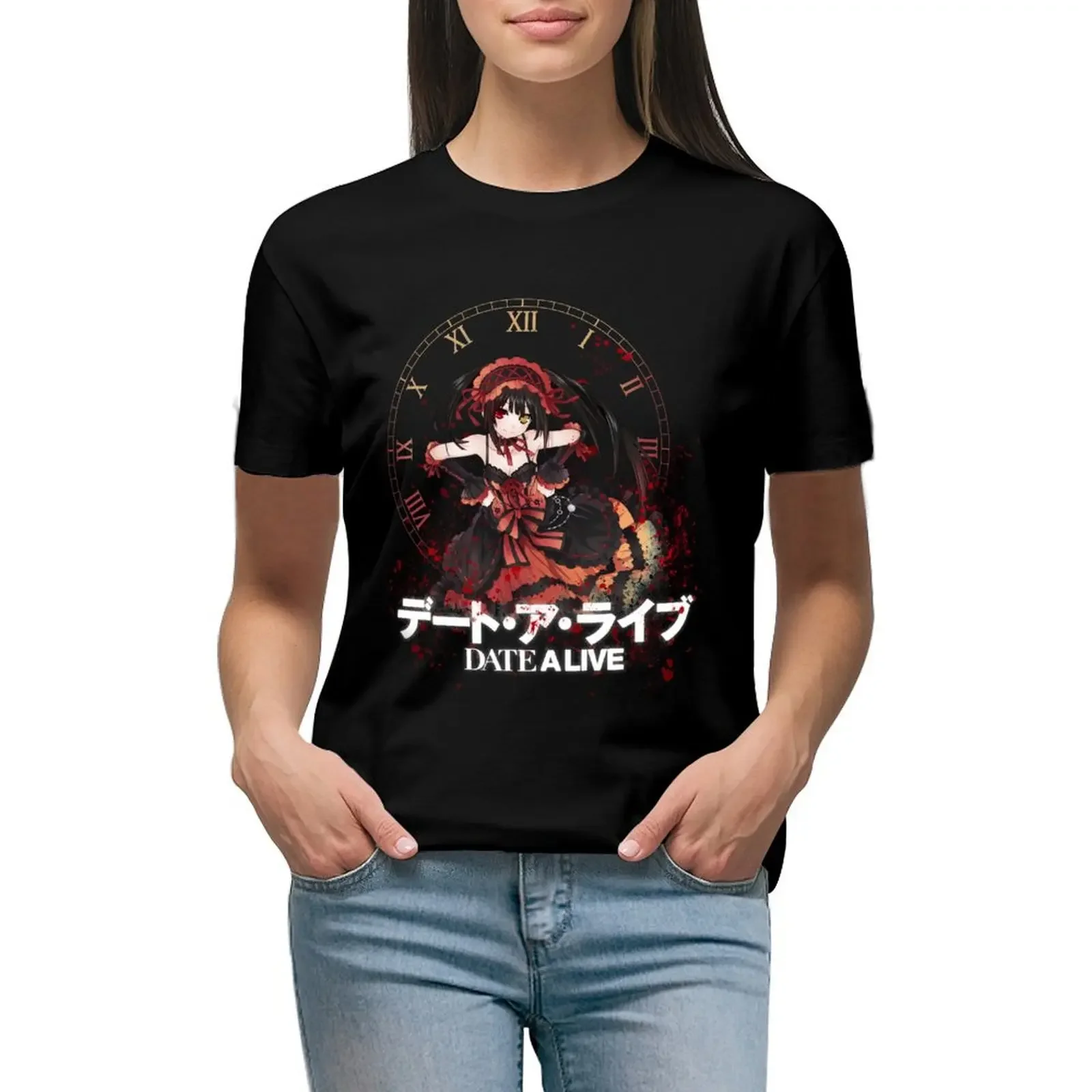 Kurumi - Date a live T-Shirt sublime quick-drying plus sizes rock and roll t shirts for Women