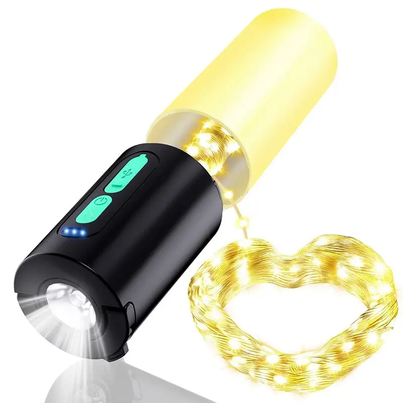 

ABVH-33Ft гирлянда с фонарем для кемпинга, фонари для кемпинга, 7 режимов освещения, водонепроницаемый для походов на открытом воздухе