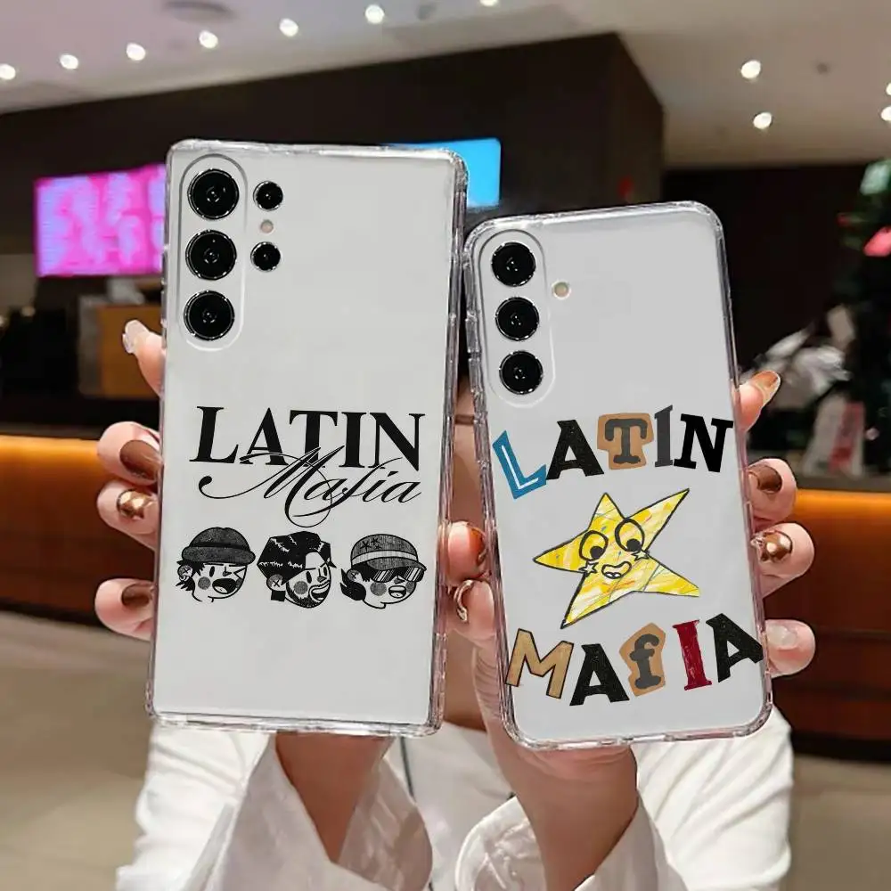 Latin Mafia  Phone Case Transparent Silicone Soft For Samsung S25,S24,S21,S22,S23,S30,Ultra,S20,Plus,Fe