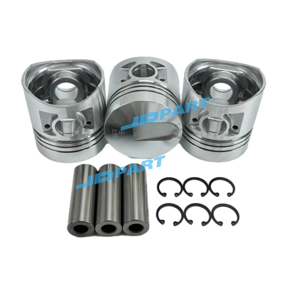 

3PCS S3E +0.5 Piston With Pin For Mitsubishi Engine Parts