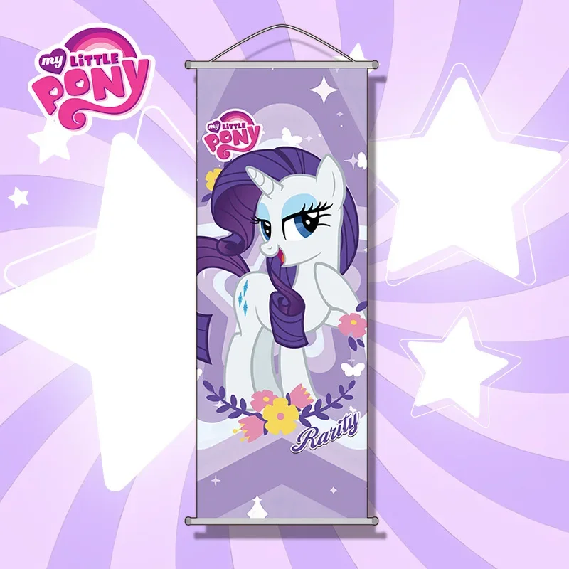 My Little Pony Hanging Paintings Cartoon Pinkie Pie Poster Holiday Decoration Anime Merchandise Long Scroll Festival Gift