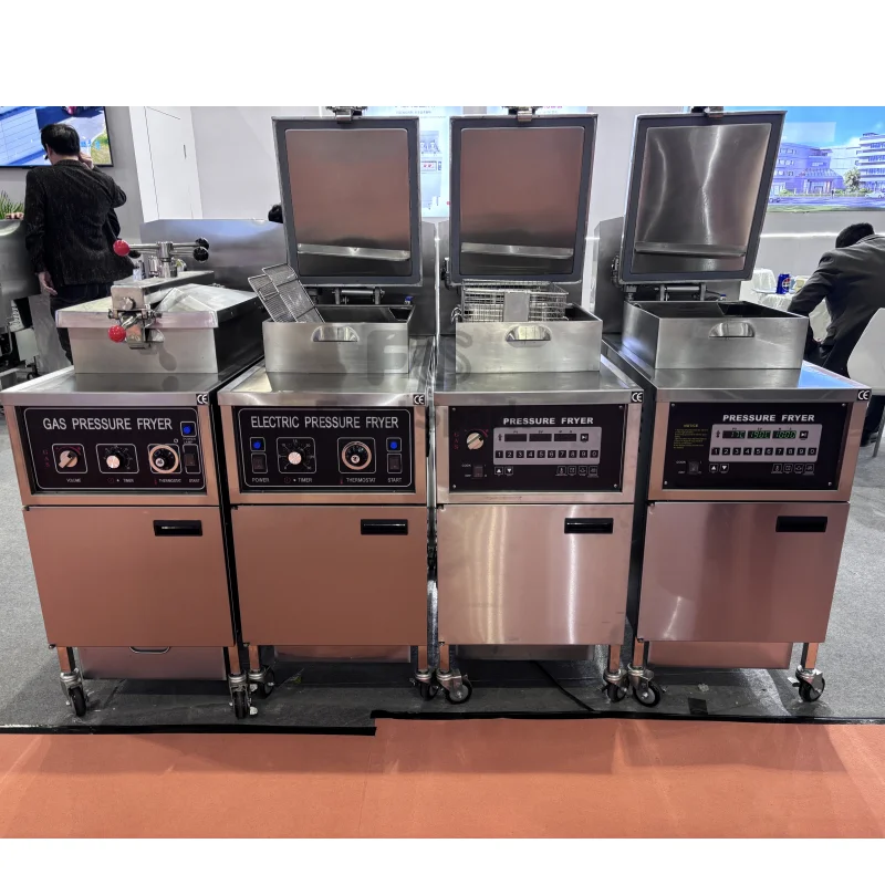 

KFC Fried Chicken PFG-600 Computron 8000 Henny Penny Gas Chicken Pressure Fryer with Oil Filter System Pump