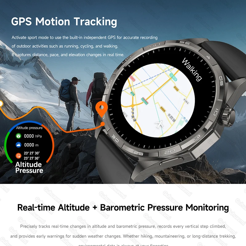 ساعة جديدة 6 Pro ساعة ذكية رياضية AMOLED نظام تحديد المواقع مسار البوصلة معدل ضربات القلب مقاوم للماء بلوتوث دعوة الساعات الذكية للرجل 2026