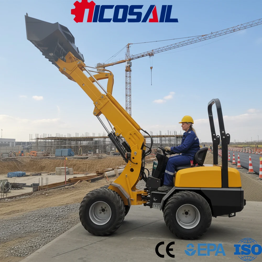 

Custom KZL918 Mini Telescopic Loader Euro 5 CE Compact Powerful Loader for Farm Garden and Construction Use