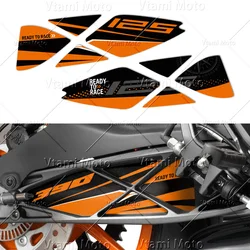 For KTM DUKE 390 250 125 2017-2023 Motorcycle Swingarm Sticker Rotating Shaft Protection Decals Waterproof