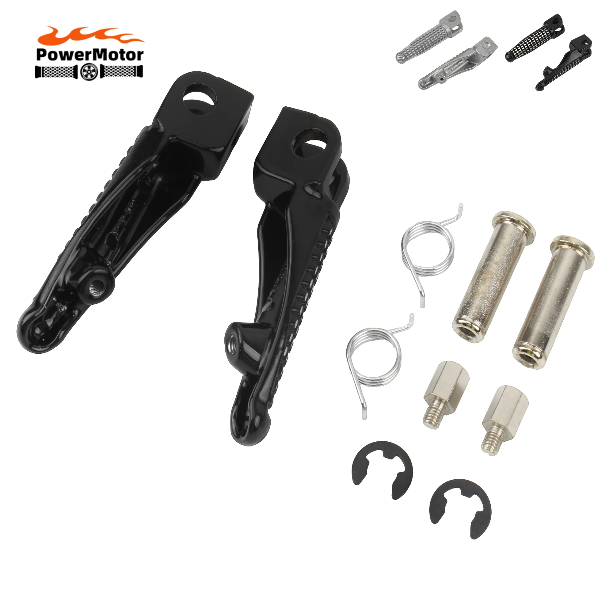 Motorrad-Fußrasten für Kawasaki NINJA ZX6R ZX636 ZX9R ZX10R ZX12R 250R EX250 ER6N ER6F ER6 650R EX650 GTR1400