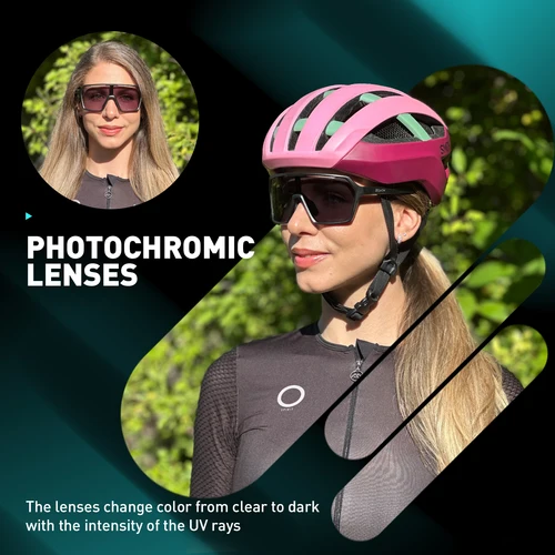 Imagen 2 del producto SCVCN gafas de sol fotocromáticas para hombres gafas de ciclismo UV400n mujeres gafas de conducción MTB bicicleta de carretera gafas deportivas correr