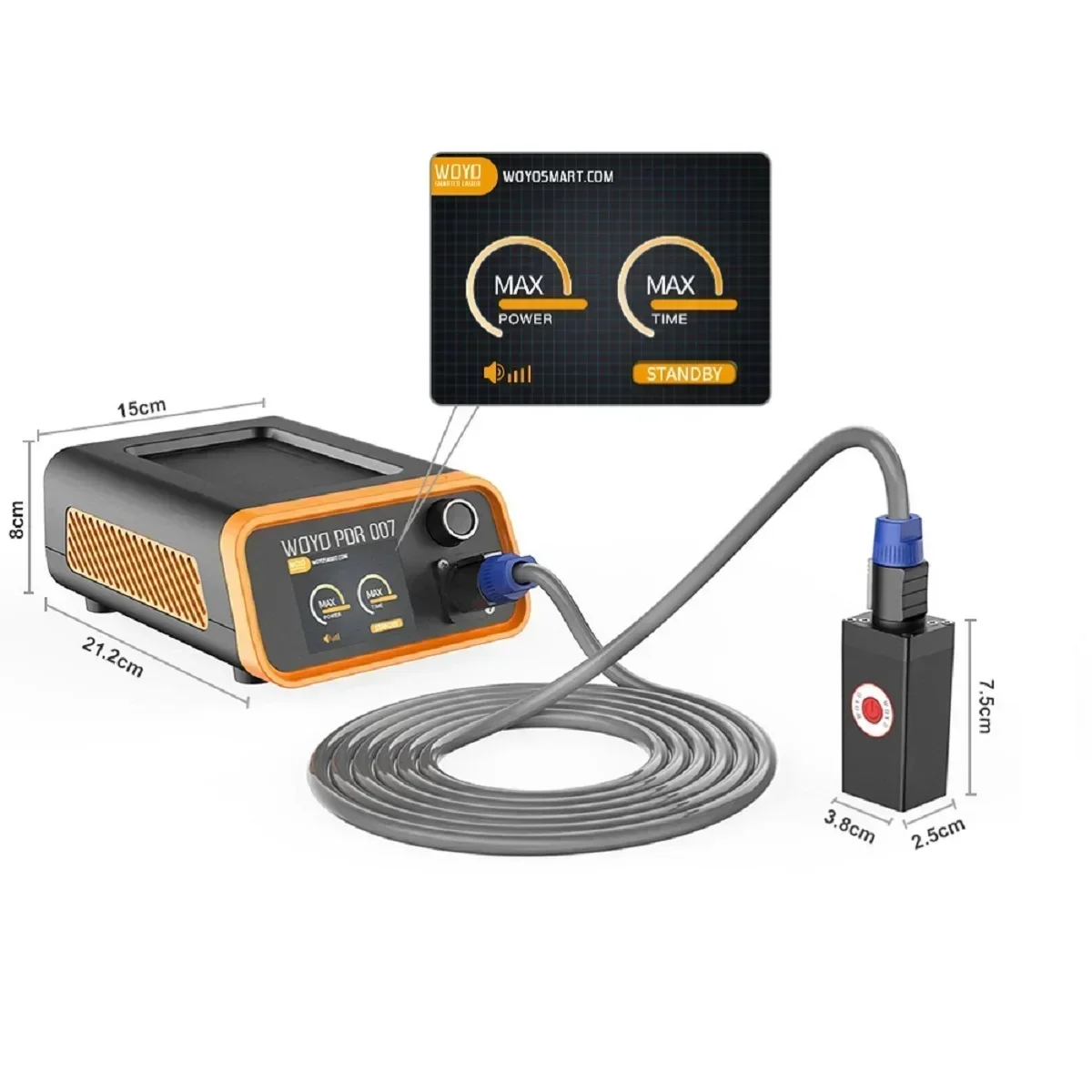 

WOYO PDR007 Auto Body Repair PDR Tools HOTBOX Magnetic Induction Heater Removal Kits Paintless Dent Repair Tools PDR 007