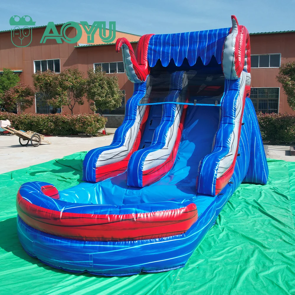 Inflatable Amusement Park Slide Outdoors Kids For Children Playground Water Slide Inflatable Portables Sale