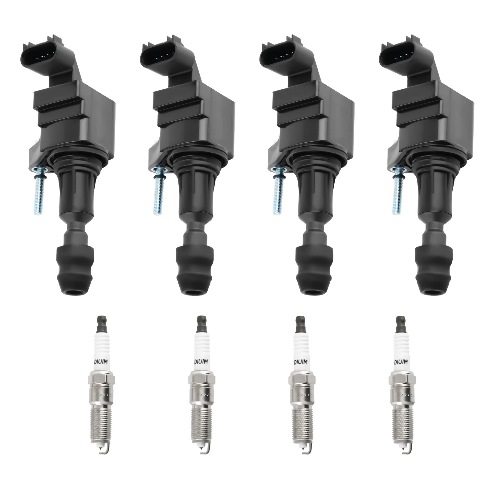 

4X Ignition Coil & 4X Spark Plugs For Buick Chevrolet Saab Solstice GMC Terrain