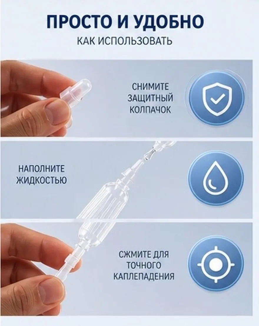 10Pcs Plastic Ampule Bottle Dropper Cap Curved Neck Design for Precision Glue Applicator Bottle Portable Liquid Dispensing