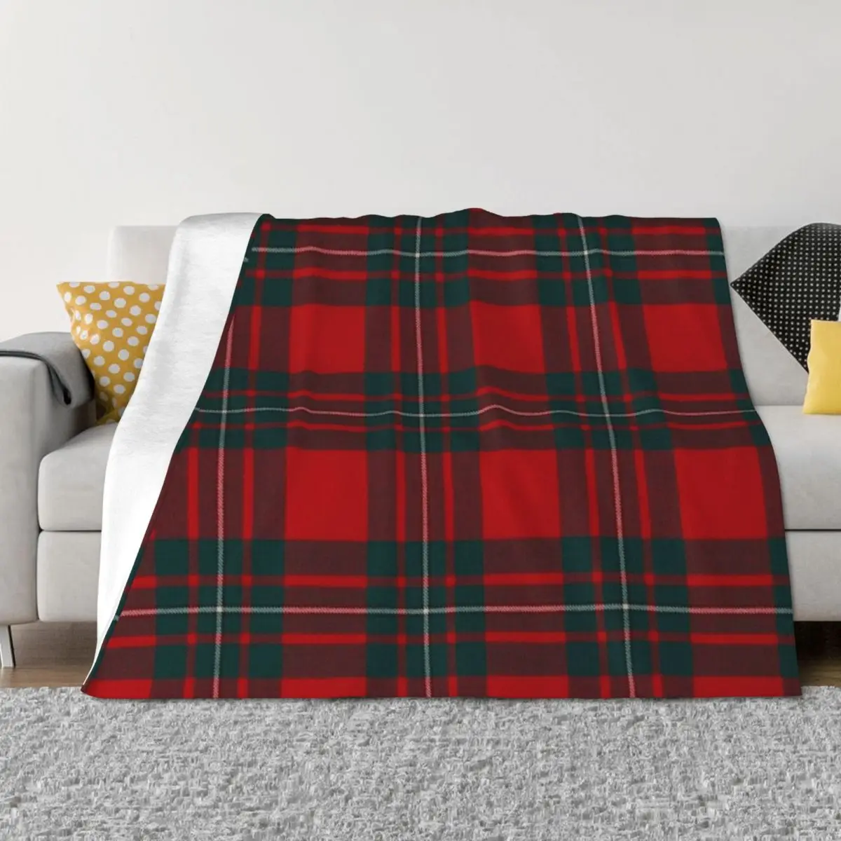 

MacGregor Scottish Tartan Throw Blanket wednesday Bed Fashionable Soft Plaid Blankets