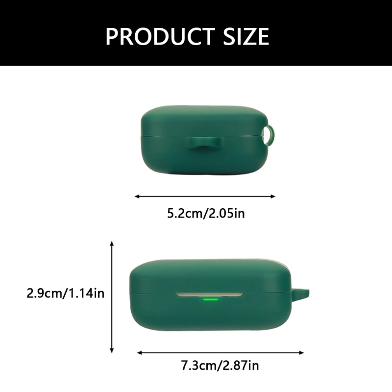 Headphone Skin Silicone Housing Case Dustproof Water Resistant Protective Cover Damage Prevention Sleeve For Realme Buds Air 7