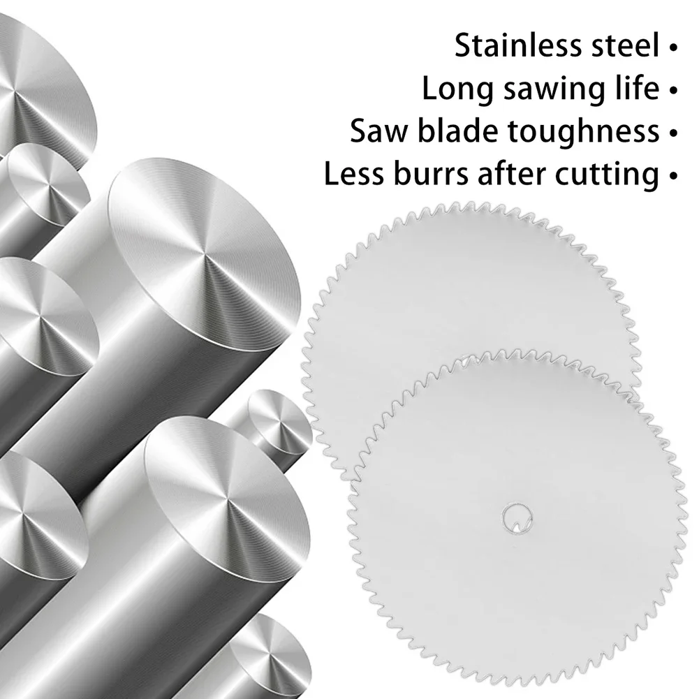 15Pc Rvs Slice Metalen Doorslijpschijf Met 2.35MM Doorn Voor Dremel Rotary Gereedschap 16/18/22/25/32mm Doorslijpschijf