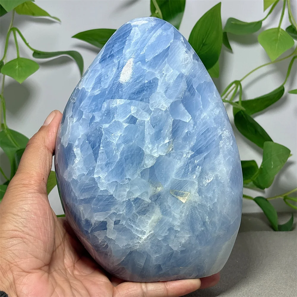 Blue Celestite Free Form Crystal Natural Stone Quartz Minerals Home Decoritems Reiki Garden Gifts Energy Healing Luck Love