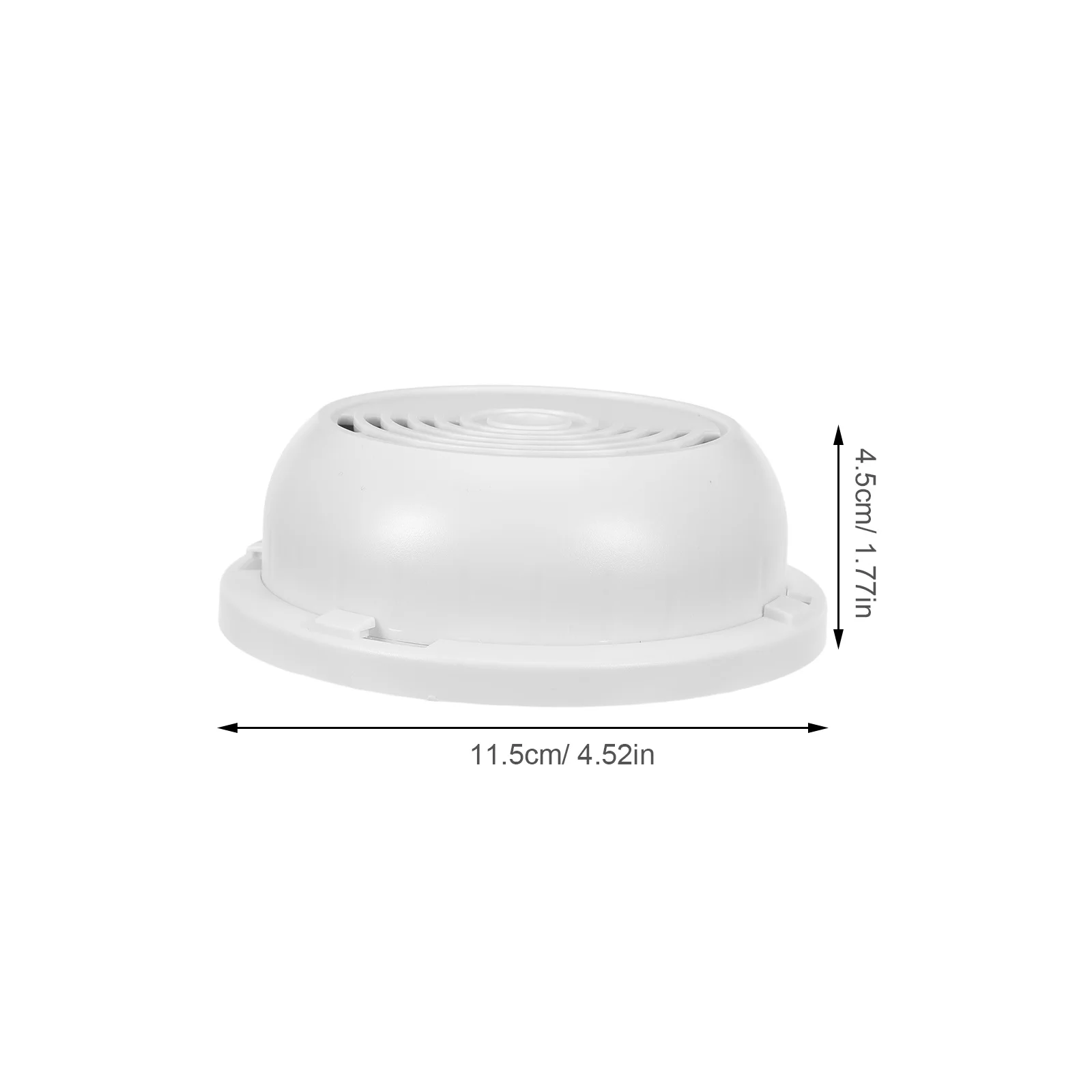 Alarm Security Safe Box 4.52X4.52X1.77 Inch Hidden Cash Container For Money Jewelry Storage Wall Mounted Smoke Design