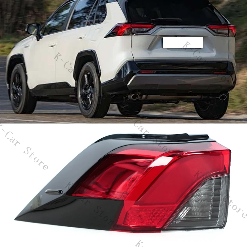 

For Toyota RAV-4 RAV4 2019 2020 2021 Eu Versione Rear Bumper Tail Light Brake Taillight Stop Parking Lamp Car Accessories