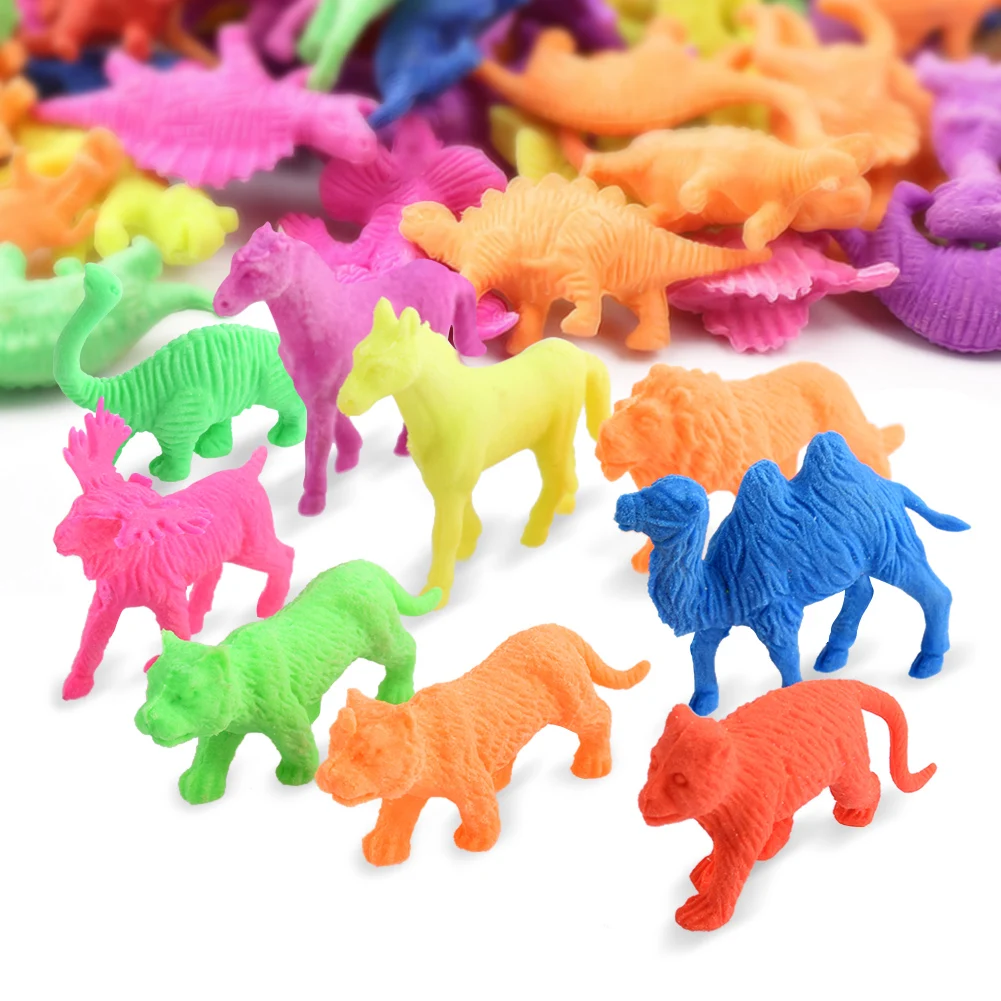 10pcs Water Growing Toys Hydrogel Magic Water Growing Sea Life Land Animals Educational Decoration Funny Kids Education