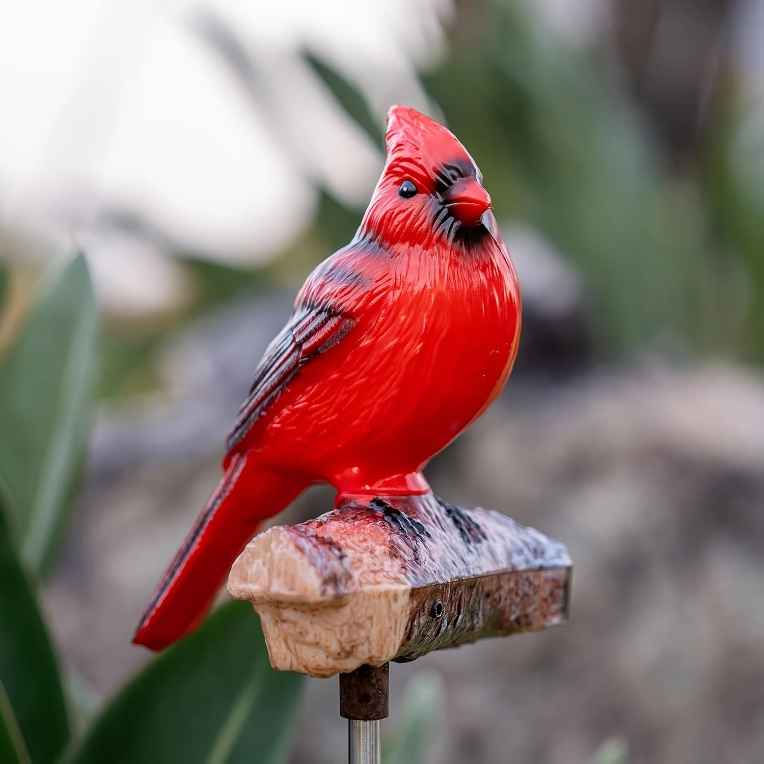 Outdoor Garden Solar Stake Light, Solar Garden Decor Hummingbird Light, Solar Garden Bird with Simulated Call Stake Light