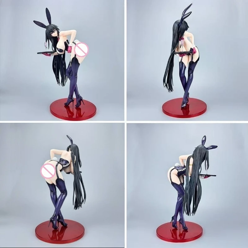 Blue Bunny Girl Dress 35CM Dafeng Hands Bend Action figures/sexy girls Game Animation/Peripheral Figure adult gift trendy fun