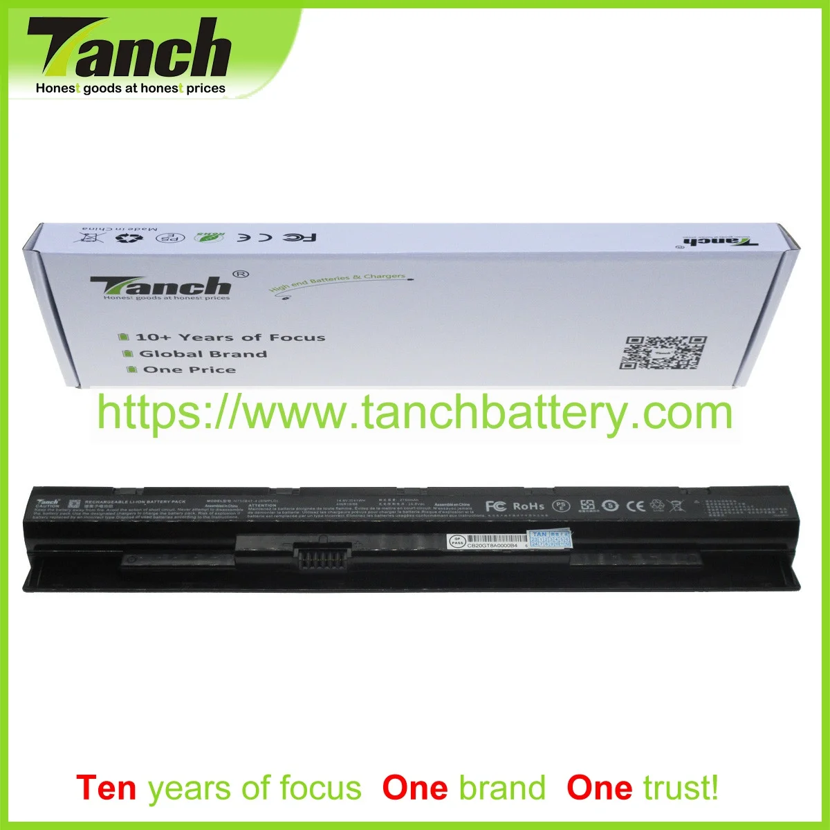 

Tanch Laptop Batteries for CLEVO N750S N750BAT-4 6-87-4EB1 6-87-31C00 6-87-3CF1 Slim 17 N751BU 6-87-4EB2 n750hu