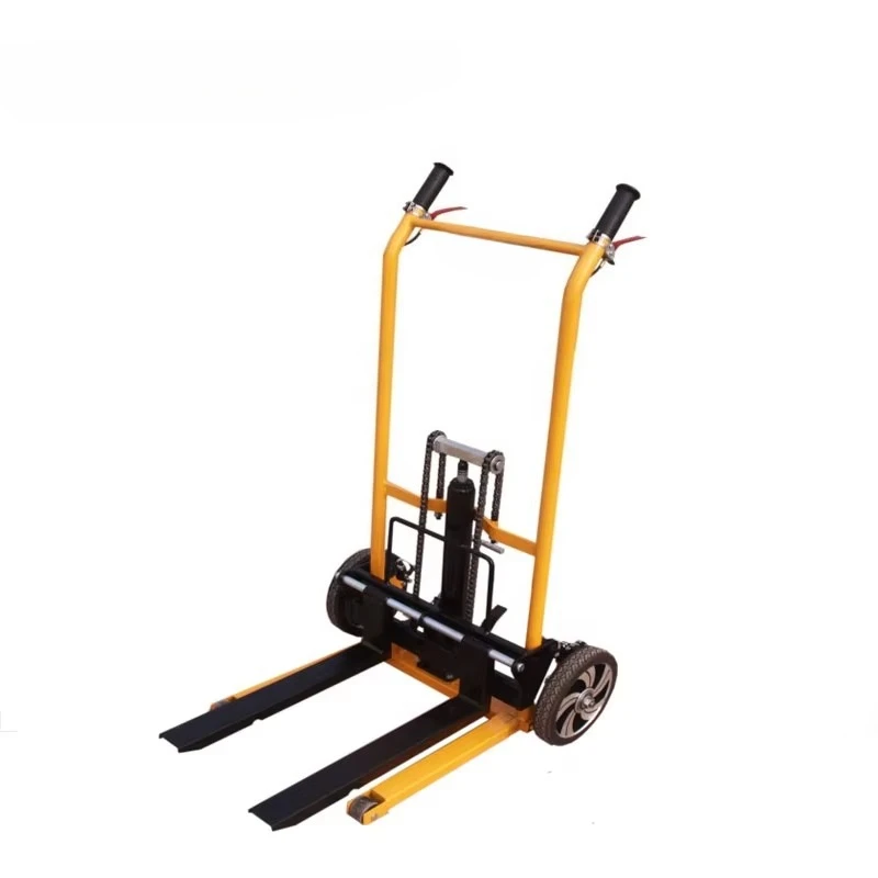 200kg Lightweight Manual Forklift Stacker - Hydraulic Pallet Handler (Customizable)