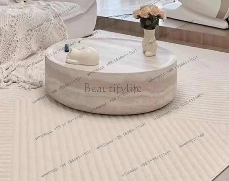 

1Tavolino moderno rotondo Designer nordico Design semplice camera da letto Tavolini da caffè Camera Minimalista Mesa De