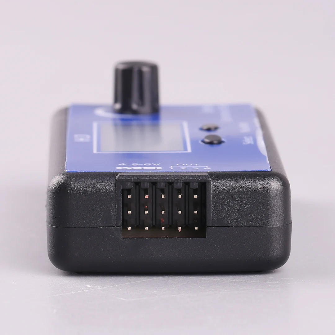 

HJ Digital 1-4S Servo ESC Consistency Tester for RC Airplane 3-Mode Steering Gear Measurement Tool DC 4.8-6V
