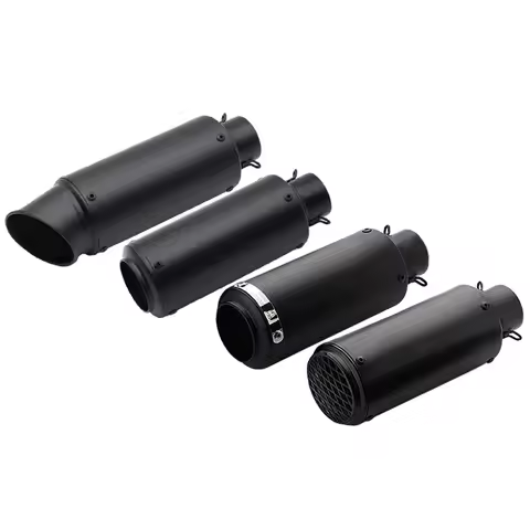51mm 61mm Motorcycle Exhaust Pipe Muffler DB Killer Laser Left Right Escape Moto Universal for S1000R G310GS TRK502 CBR250R Etc