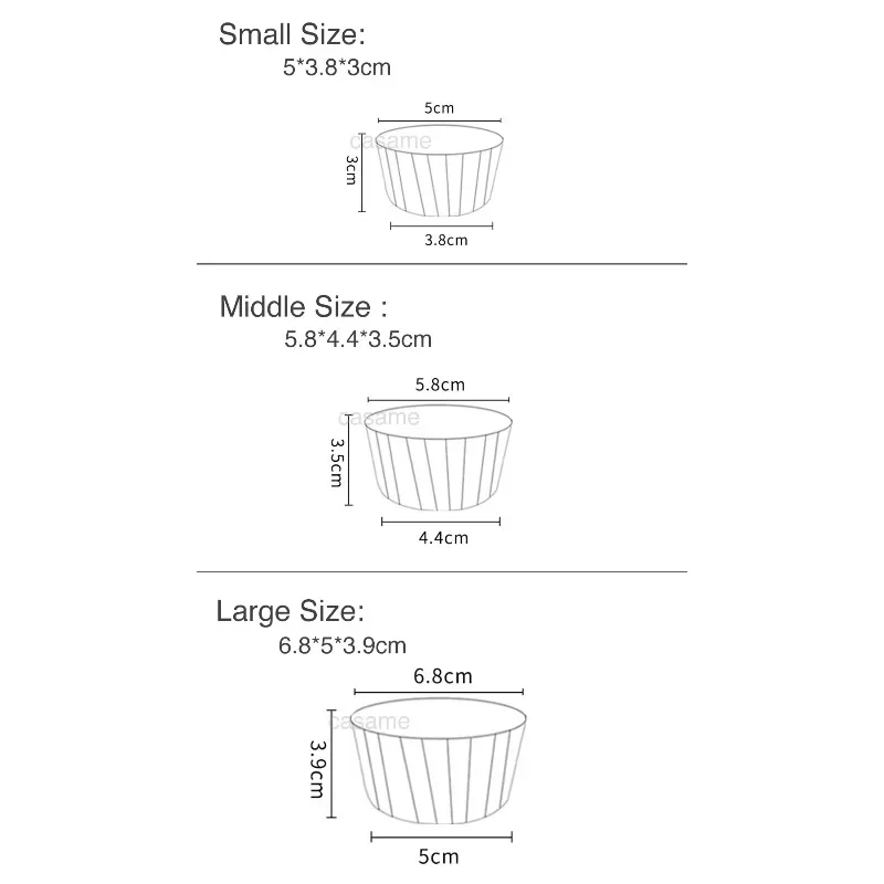 2PCS Mini Muffins Cup Paper Cupcake Wrappers Baking Cups Cases Muffin Boxes Cake Cup DIY Cake Tools Kitchen Bakin