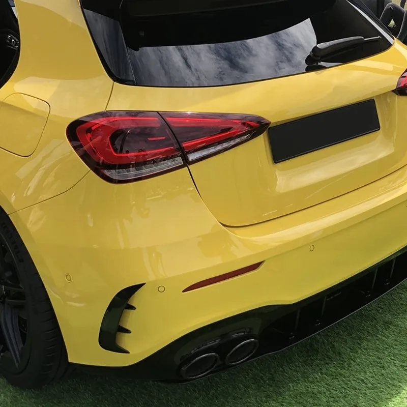 1 Set ABS Rear Wind Knife Trim For Mercedes-Benz A-Class W177 Hatchback A180 A200 A220 2018+ AMG Exterior Tuning Accessories