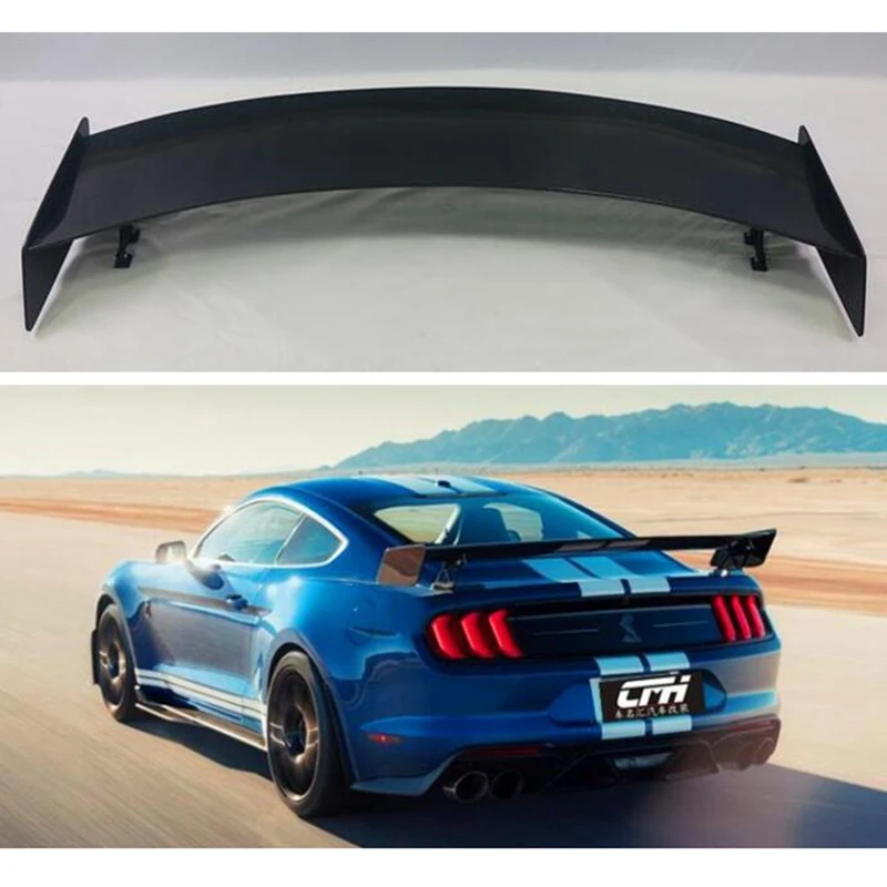 High Quality CARBON FIBER REAR WING TRUNK LIP SPOILER FOR FORD MUSTANG 2015 2016 2017 2018 2019 2020 GT500