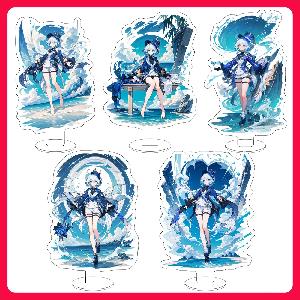 

Anime Game Cosplay Acrylic Action Figure Zhongli Tartaglia Stand Model Toy Cute Desk Decor Prop Fans Collection Gift