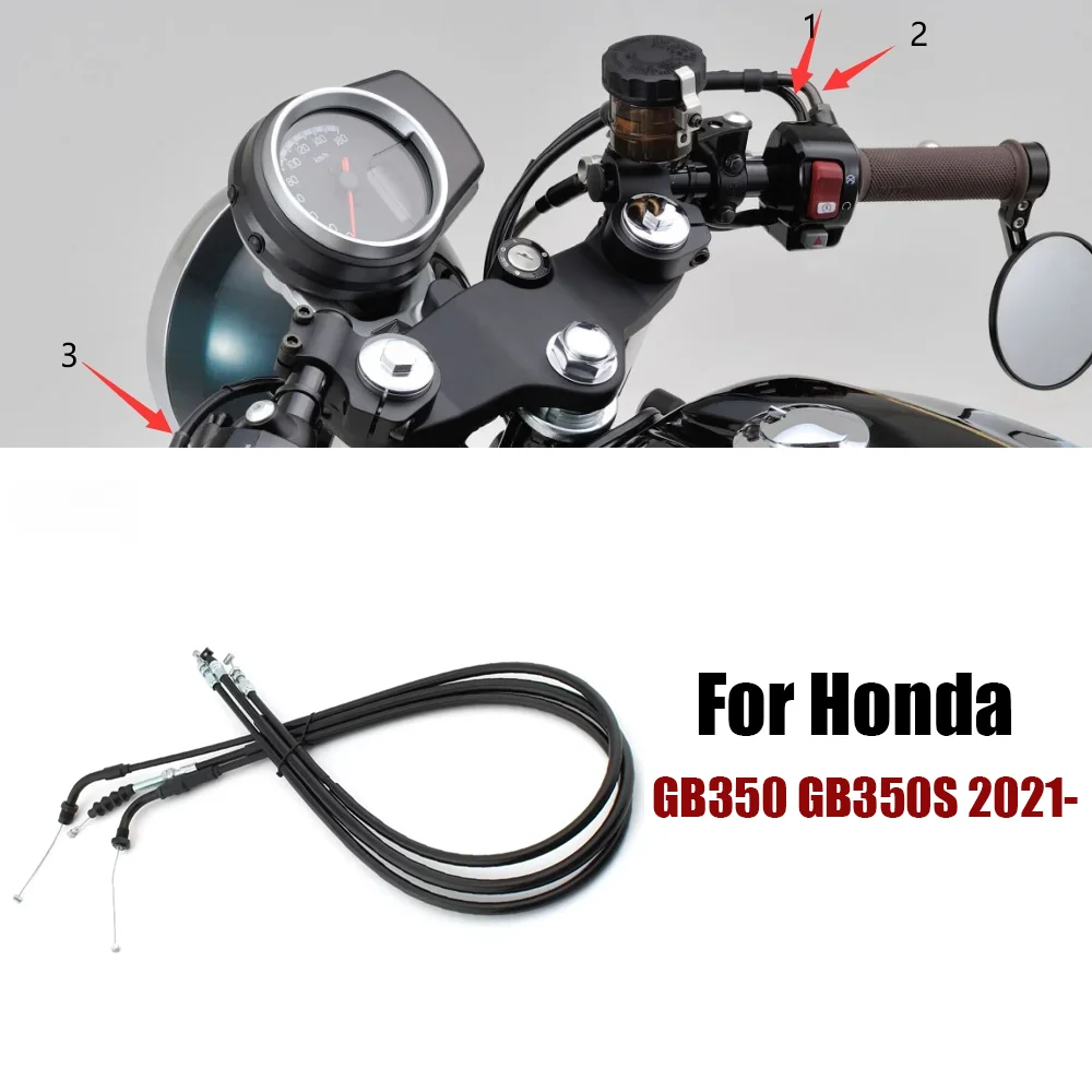 

For Honda GB350 CB350 GB350S 2021 2022 GB CB 350 350S Motorcycle Brake Throttle Clutch Cable Replacement Cable Wire