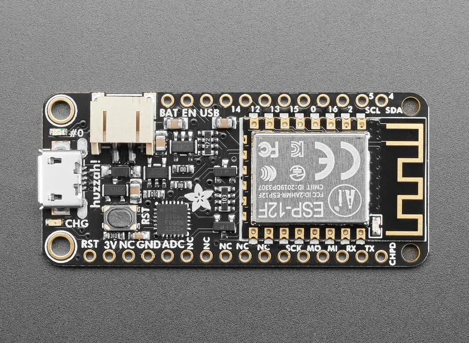 2821 Feather HUZZAH with ESP8266 - Loose Headers WiFi Development Tools