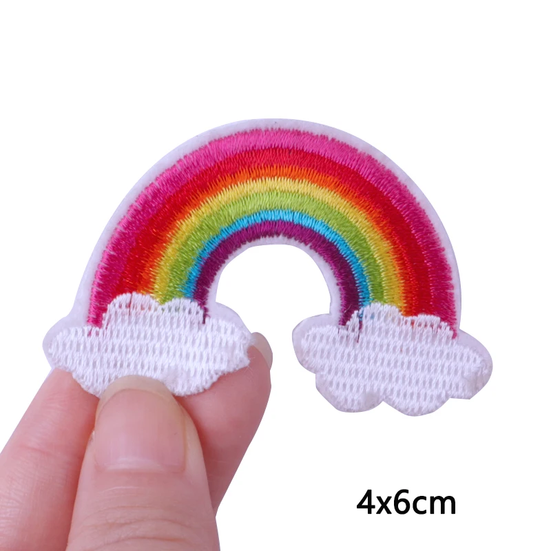Cartoon bestickte Patches Eisen auf Patches für Kleidung thermoadhäsive Patches auf Kleidung DIY süße Katze Patch Jacke Applikation