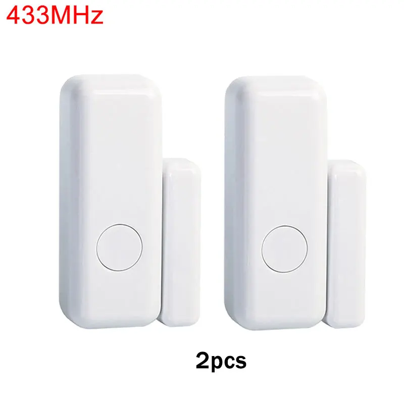 Sensor de puerta y ventana para sistema de alarma Tuya de 433MHz PG103 PG107 PG150 alarma inalámbrica para el hogar alertas de notificación de aplicación 2 uds 4 Uds 10 Uds