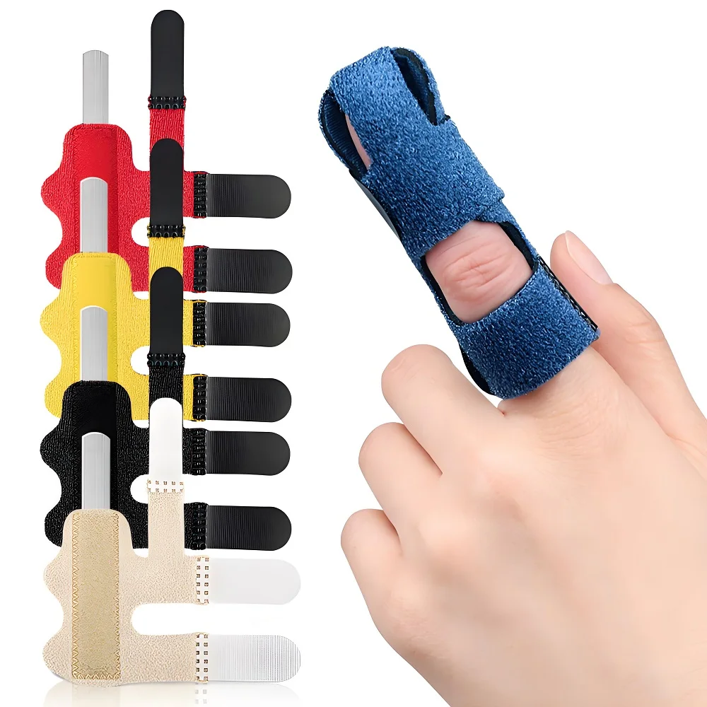 Adjustable Finger Fixing Splint Brace Pain Relief Trigger Finger Sprain Dislocation Corrector Support for Fracture Straighten