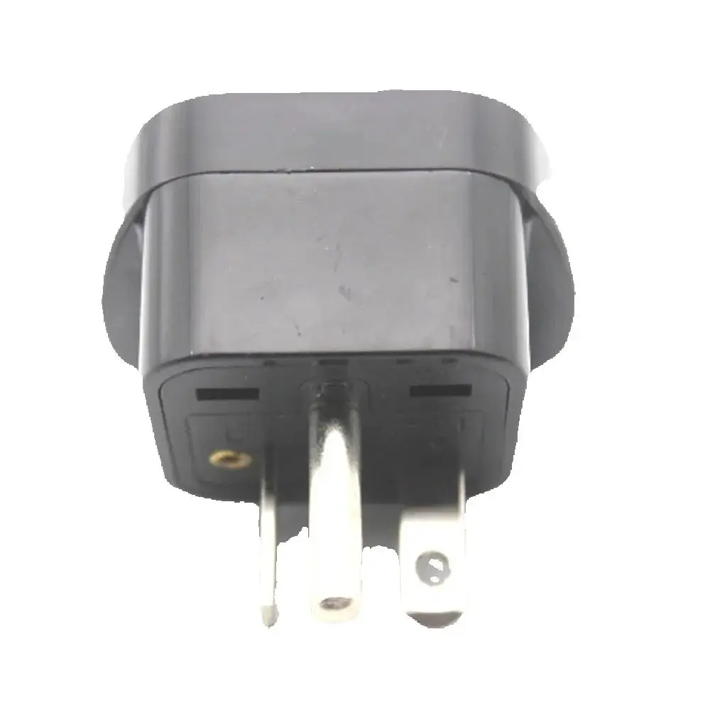 1pcs Universal T Rewireable Power Socket NEMA 5-20P America Power Converter US UK EU to US Plug Adaptor 250V 15A Black