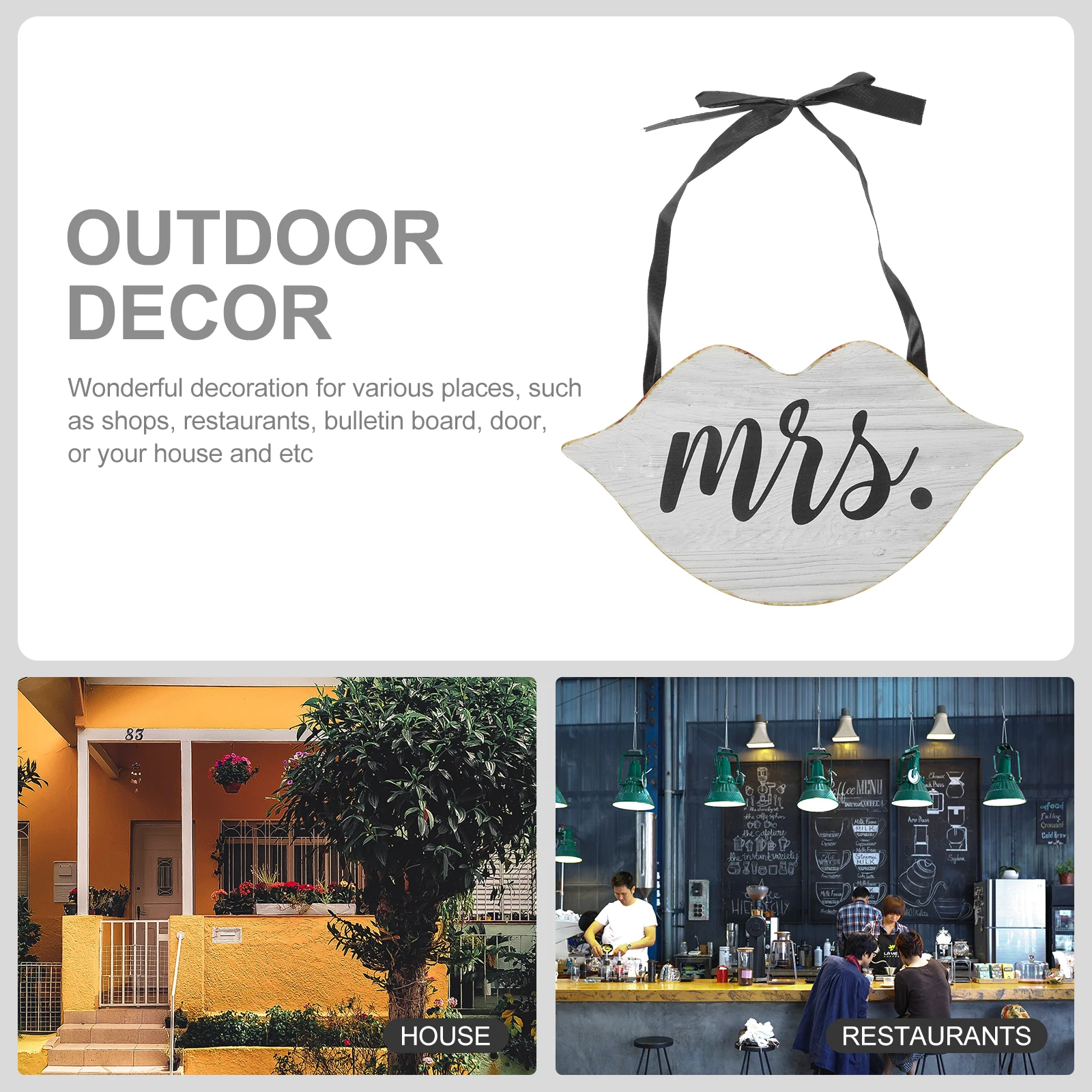 

Wedding Door Sign Hanging Wood Ribbon Wall Decoration Front Porch Outdoor Party Decor Welcome Sign Wedding Ideas