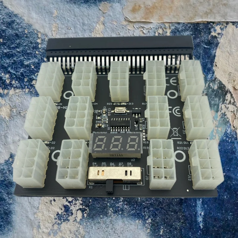 placa-adaptadora-conversora-de-fonte-de-alimentacao-atx-13x-6-8-pinos-12v-com-display-digital-de-tensao-e-temperatura-para-ethereum-btc
