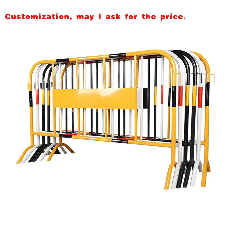 Custom.Crowd Control Fence سياج مؤقت حاجز الطريق PVC حفلة موسيقية حاجز الأحداث