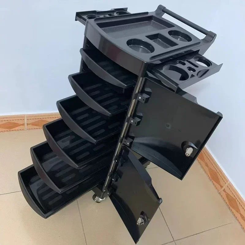 

Multi-purpose Trolley Cart Tool Carro Storage Beauty Salon Trolly Barber Professional Hairdressing Carrello Salon Furniture