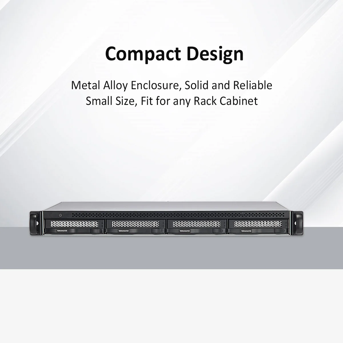 Imagem -03 - Terramaster U4423 2.5gbe Nas Rackmount 1u 4-bay Alto Desempenho para Smb com N5105 5095 Quad-core Cpu Memória 4gb Ddr4