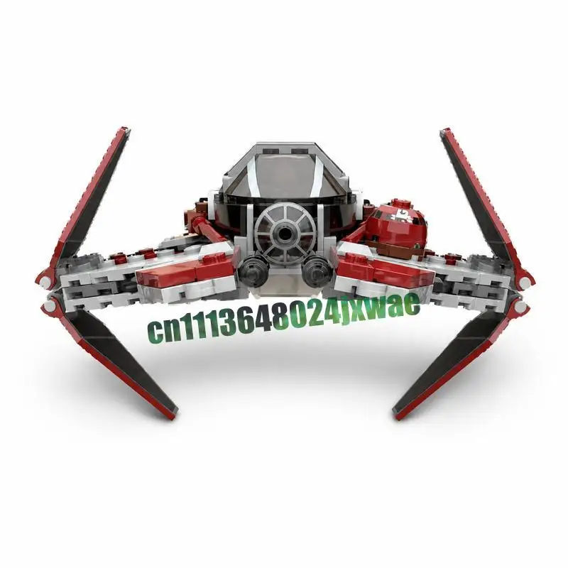 201PCS Mini Sci Fi Interstellar Space Fighter Jet Vessel Model Custom Building Blocks DIY Assembly Toy Collection Holiday Gifts view 4