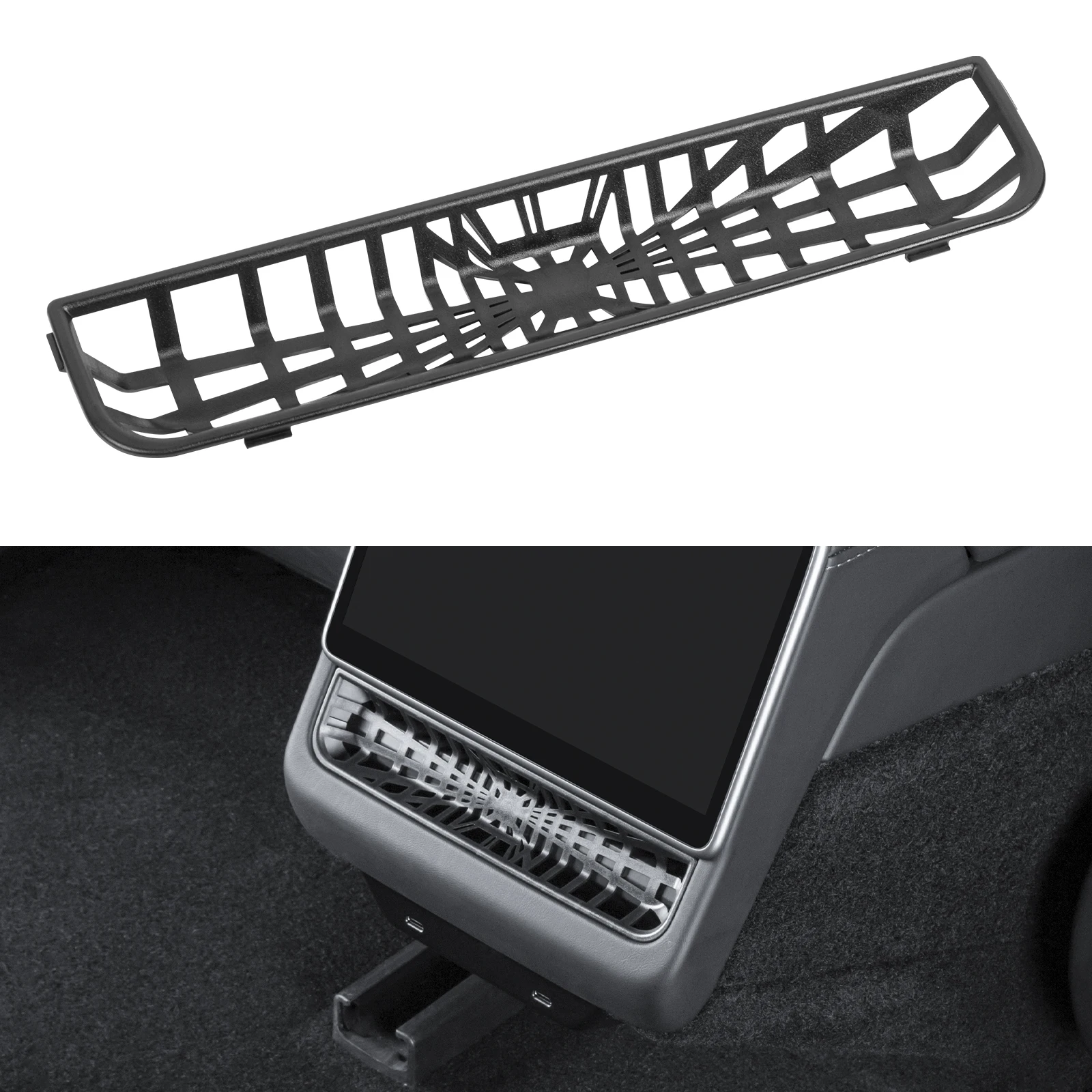 

Backseat Air Vents Cover for 2024-2025 New Tesla Model 3 Highland and 2025-2026 New Model Y Juniper Accessories