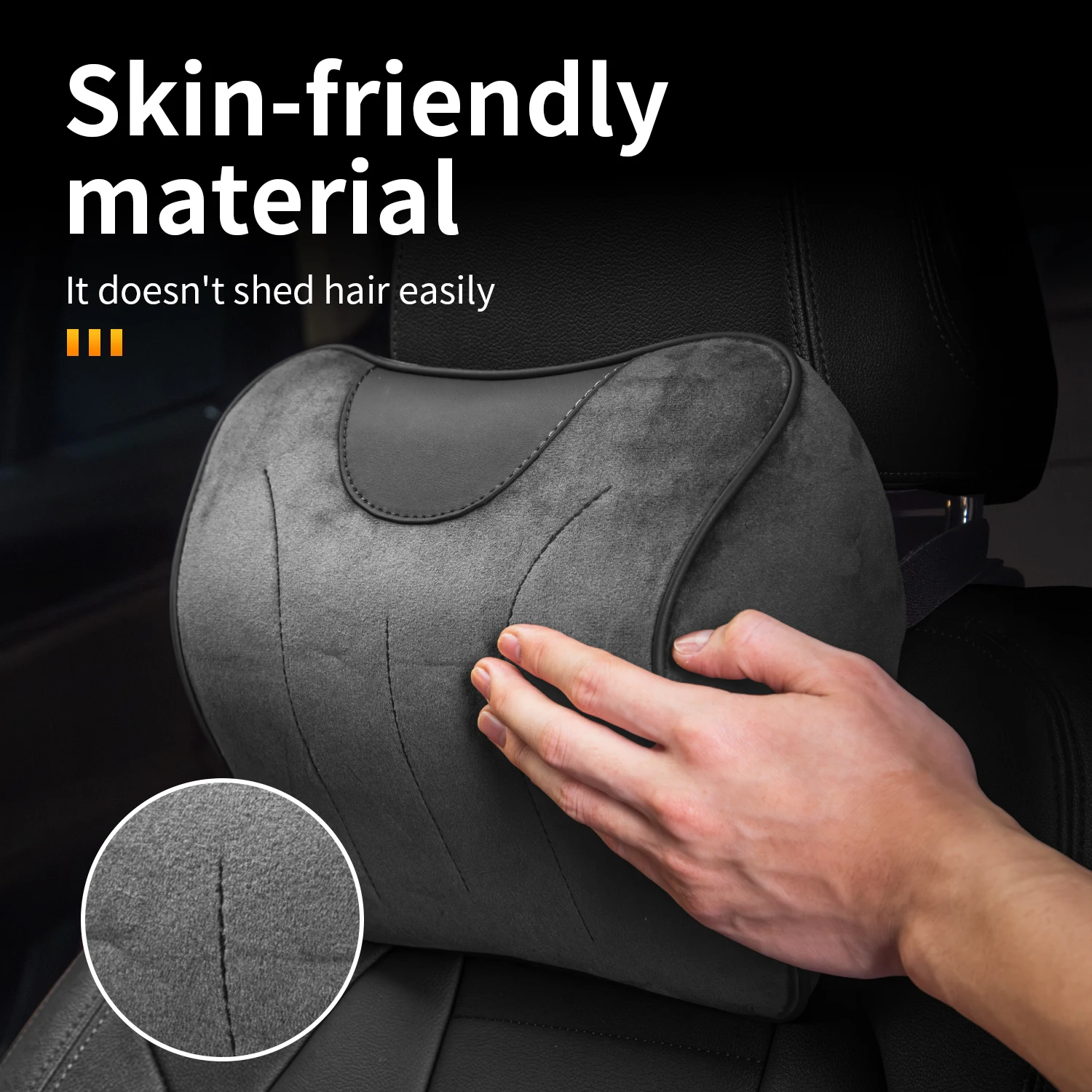 For Nissan Sentra Sylphy X-Trail GT-R qashqai j11 qashqai j10 Soft Plush Car Seat Headrest Healthy Neck Protection Accessory