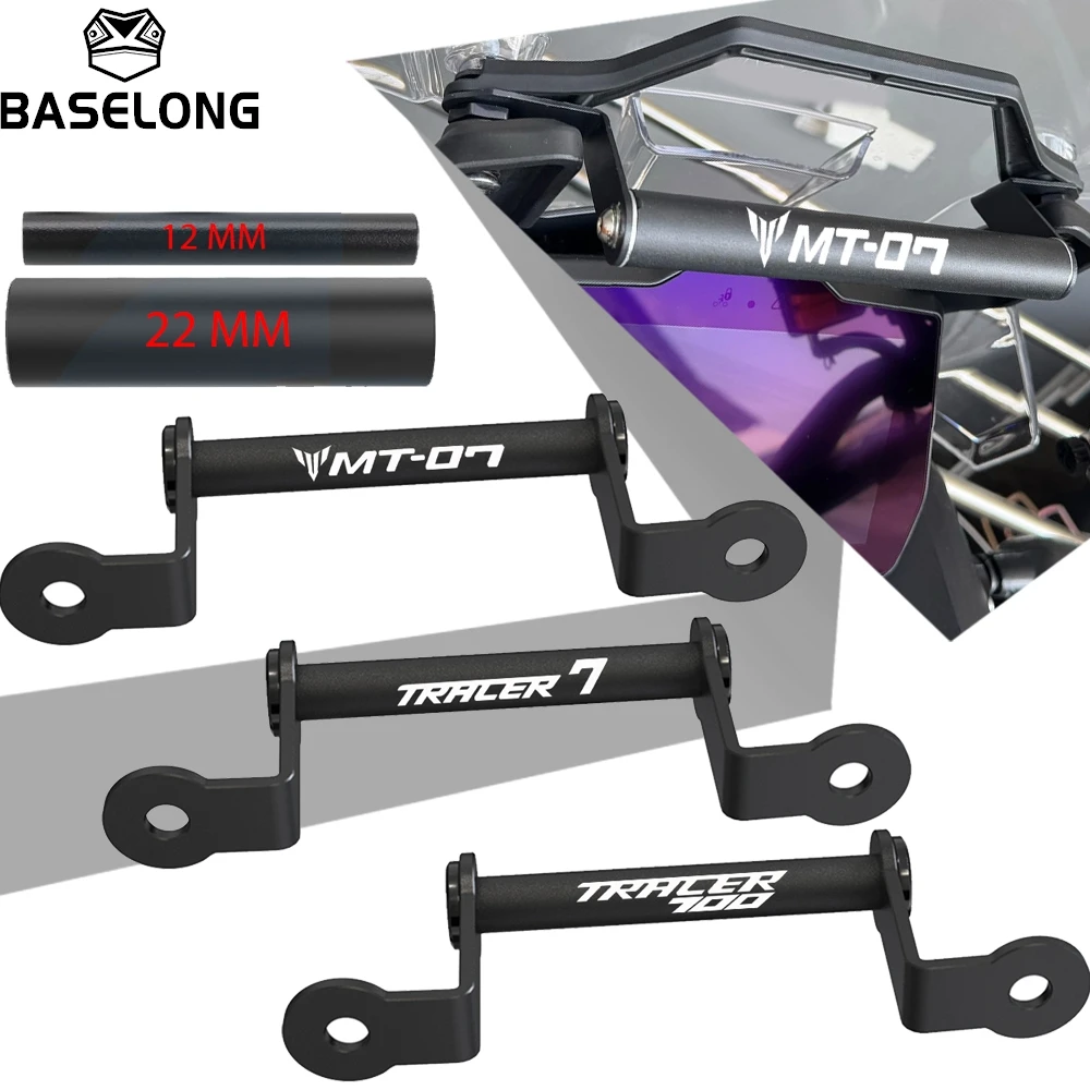 

For Yamaha Tracer 7 700 GT MT-07 TRACER 700GT 7GT MT07 Motorcycle Accessories GPS Navigation Plate Bracket Phone Holder Stand