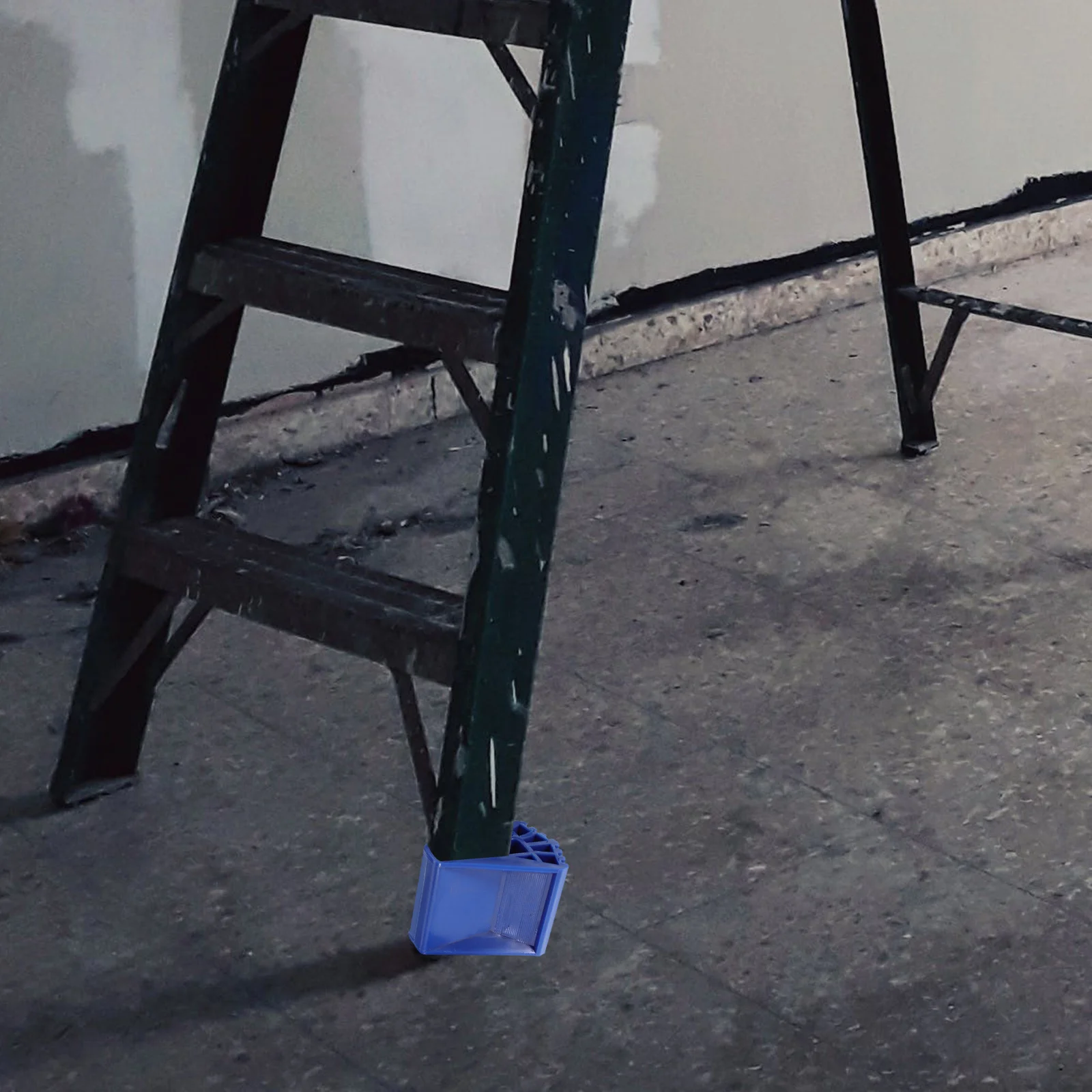 2 قطعة منصات القدم سلم المضادة للانزلاق البلاستيك الأزرق لاستبدال تمديد سلالم الخطوة استقرار يغطي قبعات الساق حماية #1